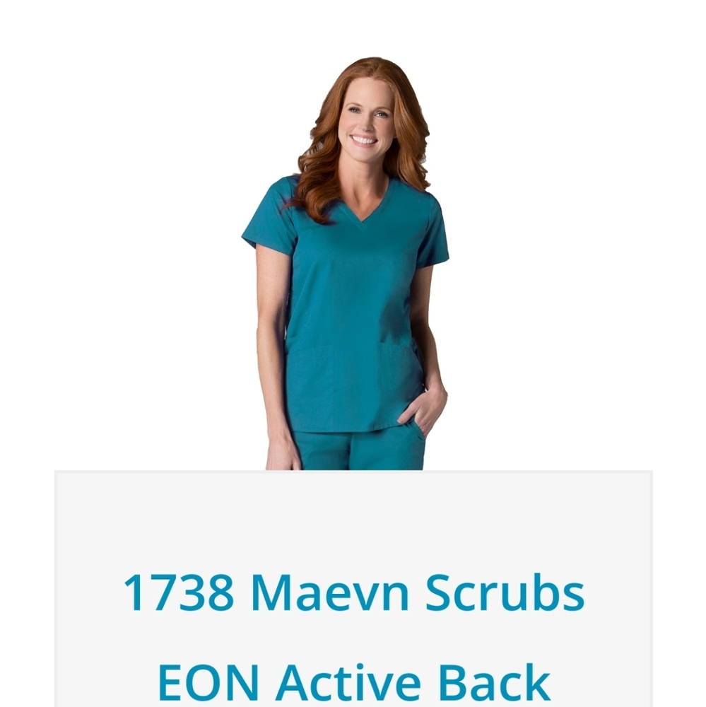 Women's Teal Scrub Set - Picture 7 of 8